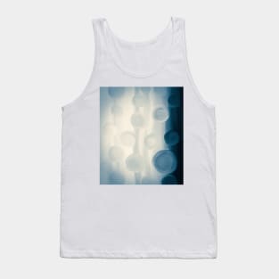 Moody Blue Dots, #mood, #painting Tank Top